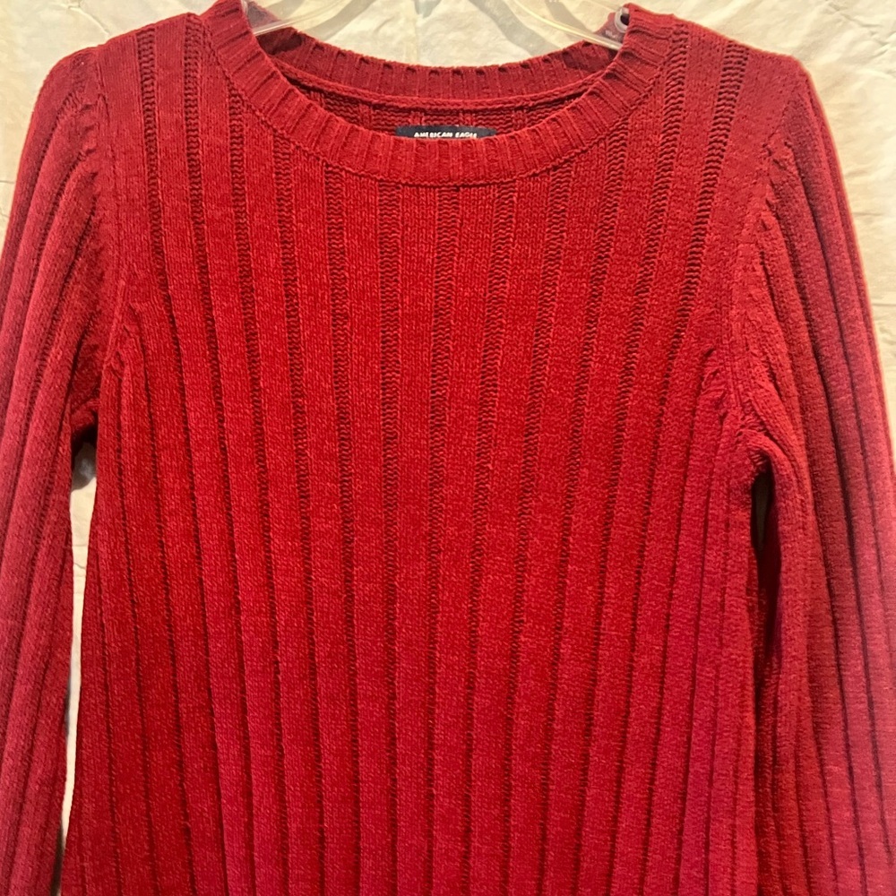 American Eagle Sweater Dresses Red & Black Long Sleeve Stretch Dresses
Sz:SmP/Ch - Picture 4 of 15